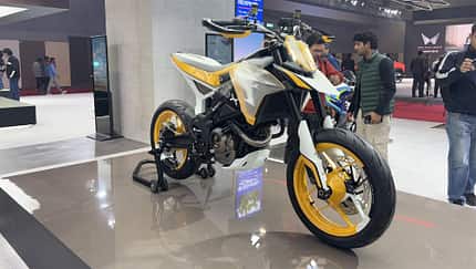 TVS RTS X Supermoto Concept und TVS RT-XD4 Einzylinder-Motor