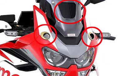 Africa Twin mit 2 Kameras