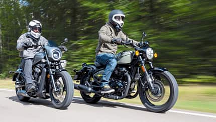 Moto Morini Calibro, Royal Enfield Shotgun 650 Vergleichstest