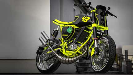 Simson S51 Zweitakt Umbau Custombike Holy Bastard von Tony Möckel