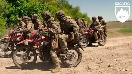 Enduro Forte Cross XSR 300 beim Skala 425 Regiment in der Ukraine (05/2025)