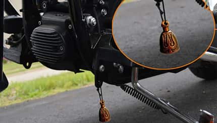 Warum hängen so viele Biker eine dran?