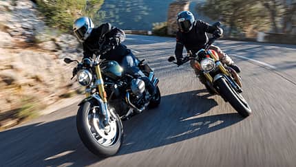 Vergleichstest BMW R 12 nineT und Triumph Speed Twin 1200 RS