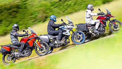 Ducati Multistrada V2 S, Suzuki V-Strom 1050, Triumph Tiger 900 GT Pro Vergleichstest