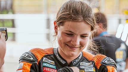 Motorrad Motorsport Porträt Smilla Göttlich Motorrad Motorsport Porträt Smilla Göttlich