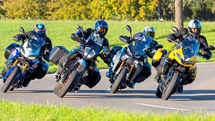 Motorrad Vergleichstest BMW F 900 XR, KTM 890 SMT, Triumph Tiger Sport 800 und Yamaha Tracer 9 GT+