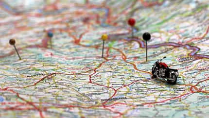 Motorradtour planen; Reisplanung; Routenplanung
