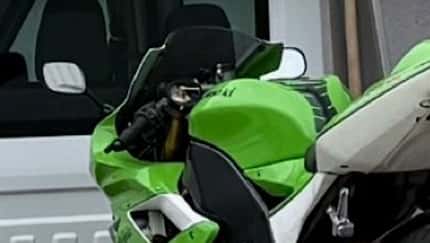 Beschlagnahmtes Motorrad