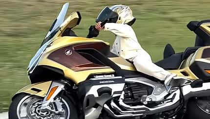 Zayn Sofuoglu und Kenan Sofuoglu mit Honda GL 1800 Gold Wing (07/2026)