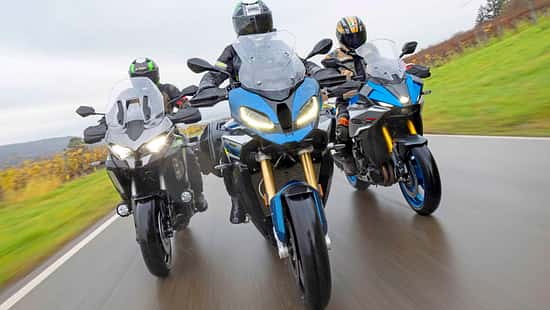BMW S 1000 XR, Kawasaki Versys 1100 SE, Suzuki GSX-S 1000 GX Vergleichstest