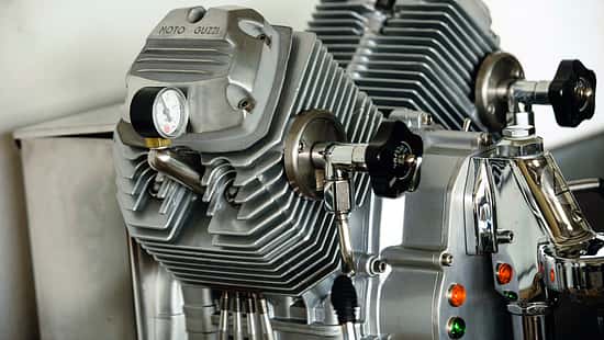 Kaffeemaschinen aus Motorrad-Motoren