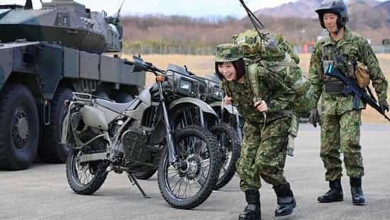 Kawasaki KLX?250 Militär Japan