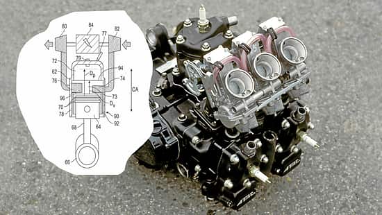 Zweitakter mit Kompressor und Schieber-System