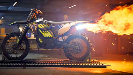 Triumph TF 250-X im neuen Bond-Game