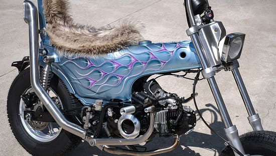 Honda Dax 125 Mini-Custombike Chopper von Fever Custom