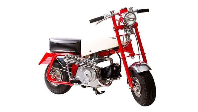 1961 erschien die allererste Honda Monkey. Sie wurde für den Einsatz in einem Vergnügungspark in Tokio entwickelt.