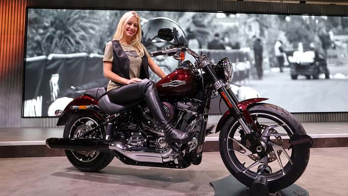 Harley-Davidson Sport Glide auf der EICMA 2017.