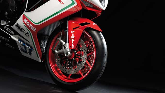 Die Bremsen stammen von Brembo, das ABS von Bosch.