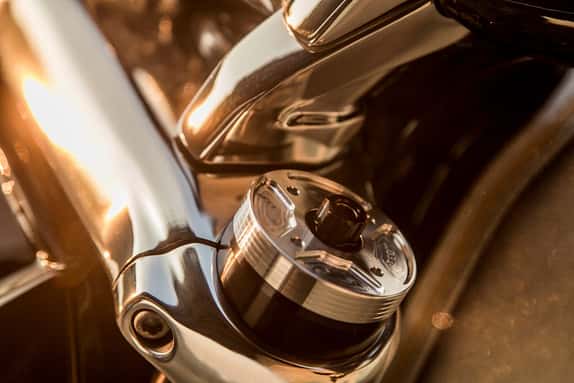 Ducati präsentierte bei der 76. Motorcycle Rally in Sturgis, SD/USA im August 2016 diese von Roland Sands umgebaute Ducati XDiavel.