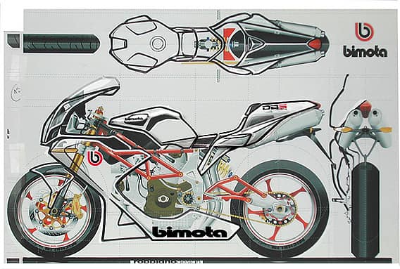Aus der Entwicklungsgeschichte der Bimota DB5 mille - dokumentiert vom Designer.