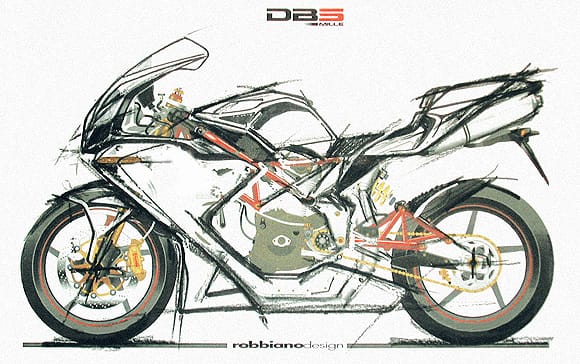 Aus der Entwicklungsgeschichte der Bimota DB5 mille - dokumentiert vom Designer.