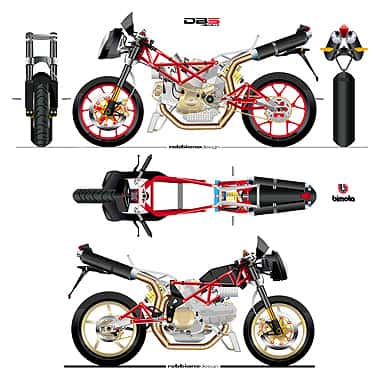 Aus der Entwicklungsgeschichte der Bimota DB5 mille - dokumentiert vom Designer.