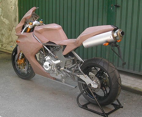 Aus der Entwicklungsgeschichte der Bimota DB5 mille - dokumentiert vom Designer.