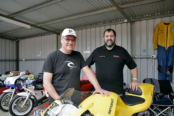 Ian Drysdale (54) entwickelt seit nunmehr 20 Jahren Motorräder mit V8-Motoren.