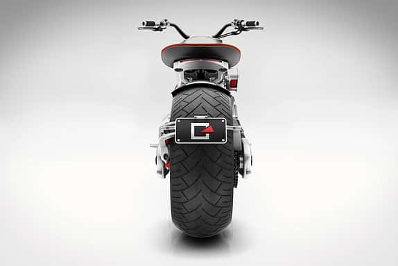 Terblanche spendierte der Confederate Hellcat Speedster eine einstellbare WP-Gabel.