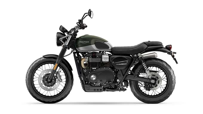 Interessenten haben die Wahl zwischen drei unterschiedlichen Lackierungen. Diese Variante nennt sich „Khaka Green / Matt Aluminium“.