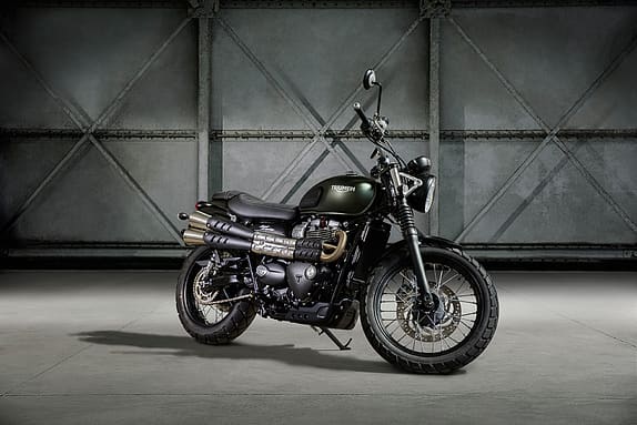 Triumph Street Scrambler auf der EICMA 2016.
