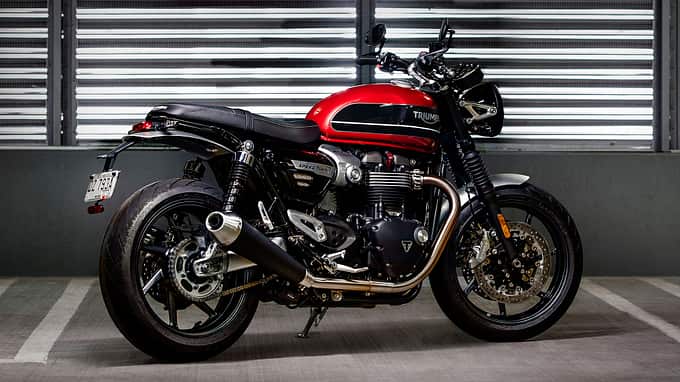 Erstmals wurde die neue Speed Twin 1200 im Herbst 2018 in Paris vorgestellt.