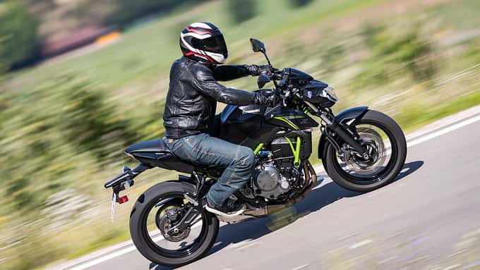 In den Tank der Z 650 passen 15 Liter.