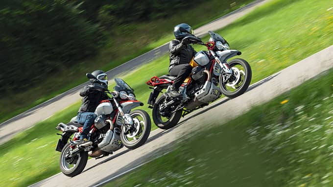 Moto Guzzi V85 TT (2024), Moto Guzzi V85 TT (2022) Vergleichstest