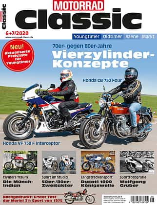 MOTORRAD CLASSIC 6+7/2020, Heft, Titel, Cover MOTORRAD CLASSIC 6+7/2020