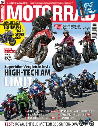 MOTORRAD 19/2021 Titel MOTORRAD 19/2021 Titel