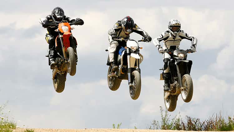BMW G 650 Xmoto, KTM LC4 Supermoto, KTM 690 SMC R, Yamaha WR 250 X, Suzuki DR-Z 400 SM, Husqvarna 610 ie