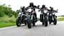 BMW R nineT Pure, Indian FTR S, Kawasaki Z 900 RS, Triumph Speed Twin Vergleichstest