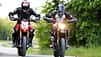 KTM 690 SMC-R und Ducati Hypermotard 950 SP