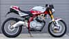 Yamaha XS 400 Roadster Custombike Eigenbau von Roman Juris mit Patent Gabel Fahrwerk