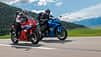 Honda CBR 650 R und Suzuki GSX-8R Alpen-Test