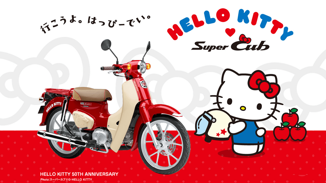 Honda Hello Kitty Super Cub: Sondermodell zum Jubiläum