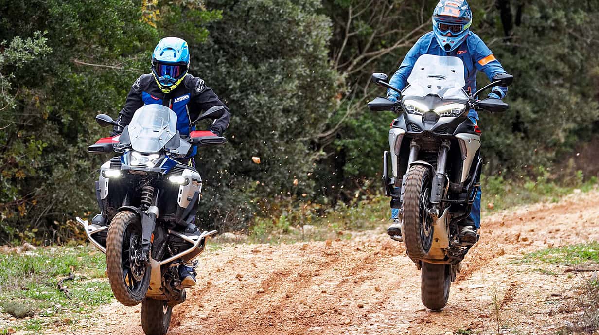 BMW R 1300 GS Adventure, Ducati Multistrada V4 Rally Vergleichstest