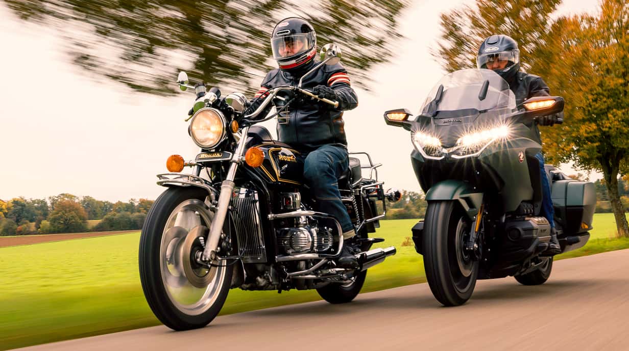 Vergleich Honda GL 1800 Gold Wing und Honda GL 1000 Gold Wing