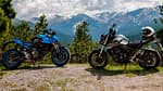 Honda CB 750 Hornet Suzuki GSX-8S Alpen-Test 