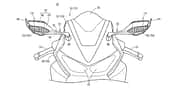 Honda Patent Rückspiegel mit Spoiler