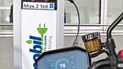 Schnellladesäule für Elektro-Fahrzeuge.