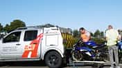 Beschlagnahmung, Motorrad, Abschlepper