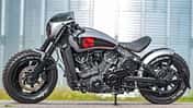 Indian Scout Bobber Newchurch Three von Wunderkind-Custom.