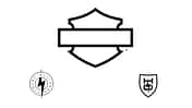 Neue Logos von Harley-Davidson.